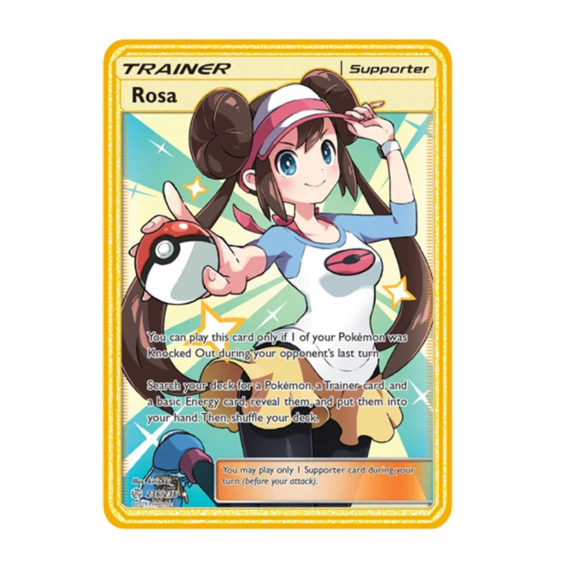 Покемон карты золото металл аниме тренер Марни японская версия игры Коллекция