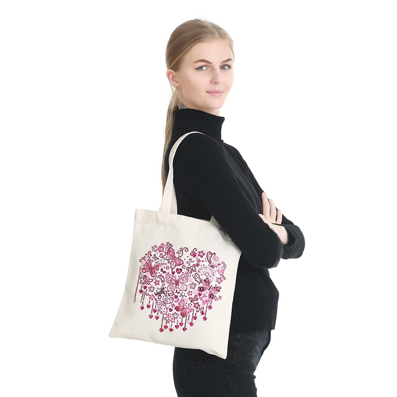 

Handbag DIY Diamond Painting Handbag Reusable Eco Shopping Storage Bags Foldable Grocery Tote Home Organizer Bag