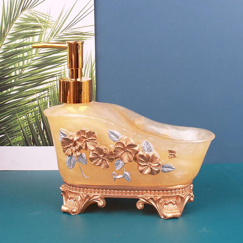 Европейский Стиль дома дозатор для жидкого мыла насос шампунь бутылка