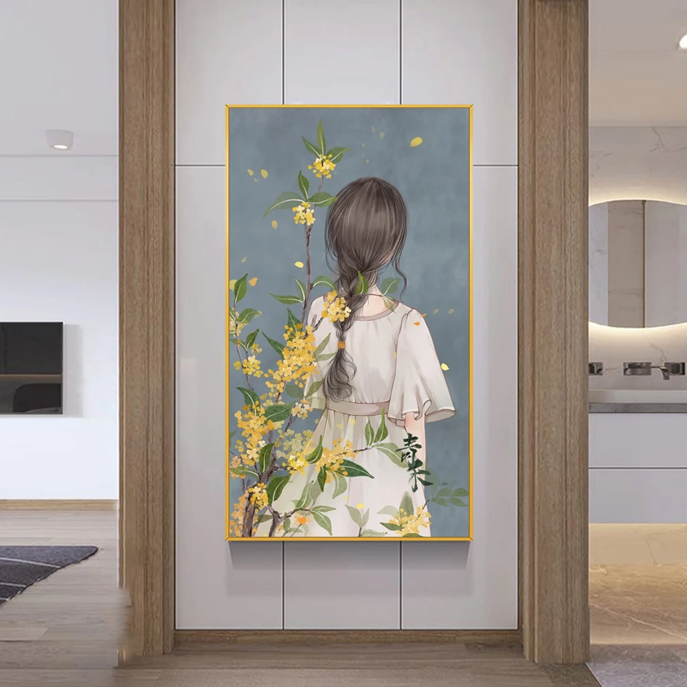 

Мультяшный персонаж, «сделай сам», алмазная живопись, девушка, назад, ручная роспись, алмазная вышивка, изысканная картина для украшения дом...