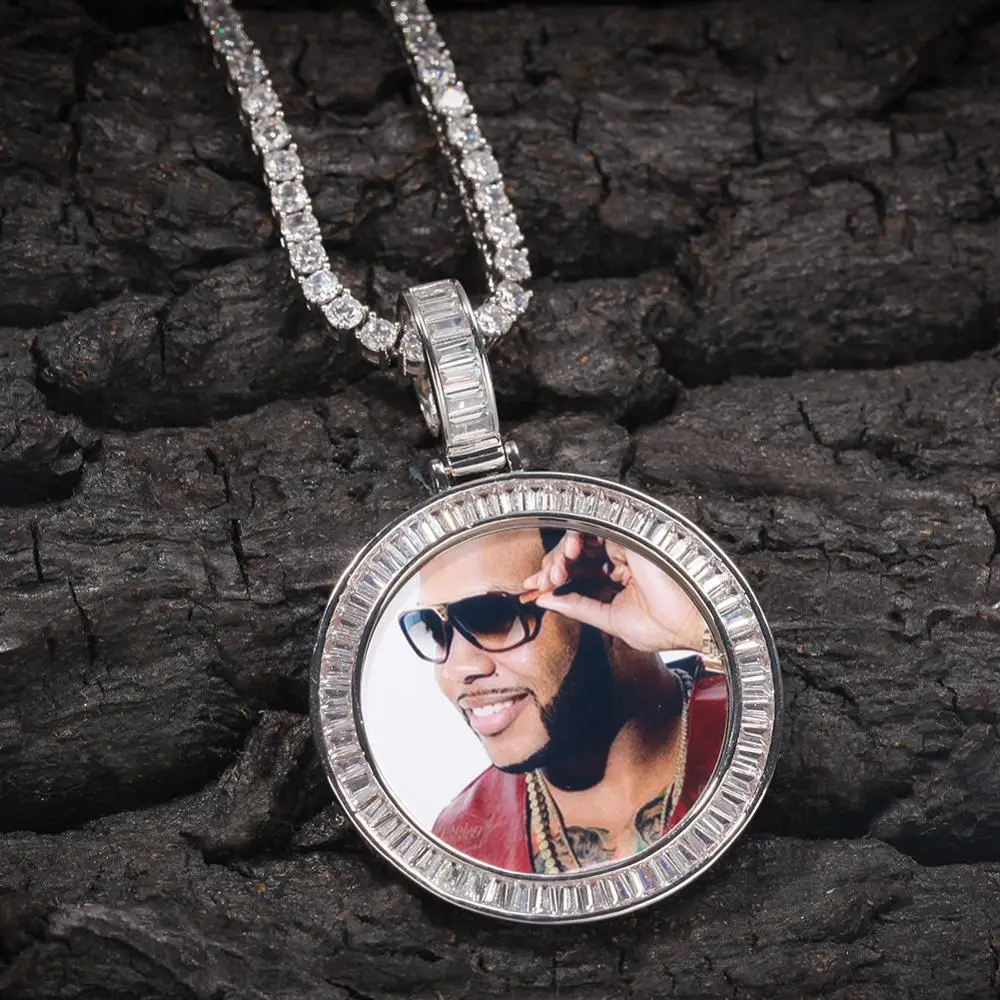 2020 Горячая продажа на заказ сделать фотографии в форме сердца кулон ожерелье AAA