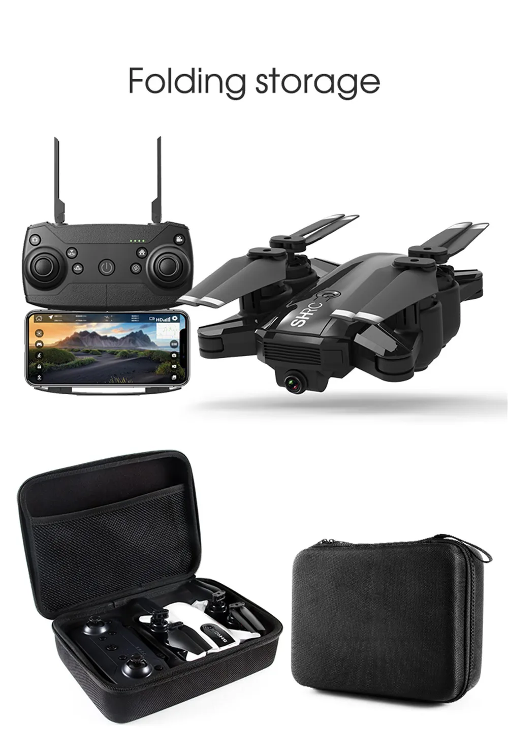 H1 Дрон gps Дрон HD 1080P Смарт точное позиционирование возврат жестов фото Wi-Fi передача Rc вертолет Дрон камера