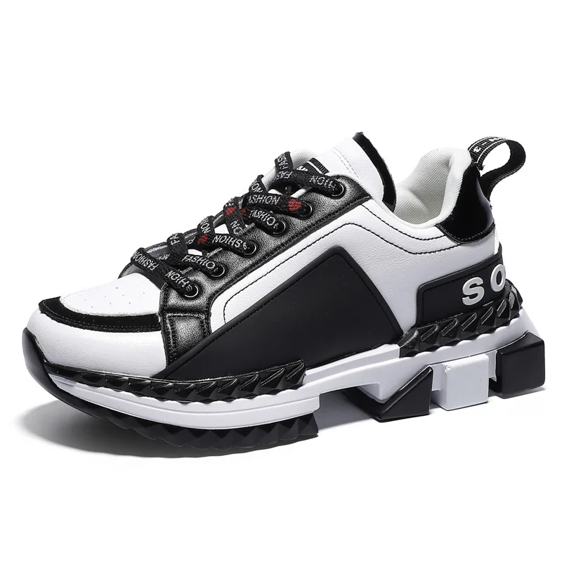 Unisex Hip Hop Streetwear Chunky Sneakers Men Casual Shoes Men Thick Bottom Fashion EVA Tenis Masculino Adulto Sneakers gold