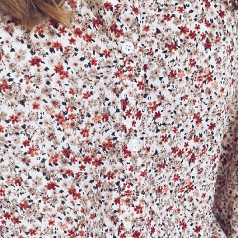 

Spring And Autumn New Single Breasted Cardigan Women's Long-sleeved Digital Printing Blouse Shirt Ladies Blouses Streetwear