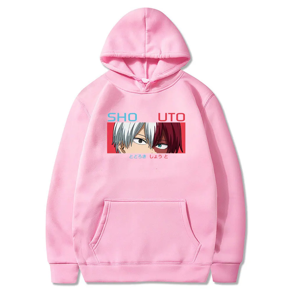 

Japanese Anime My Hero Academia Graphic Hoodies Men Kawaii Cartoon Boku No Hero Academia Streetwear Sweatshirts Male Hoodie