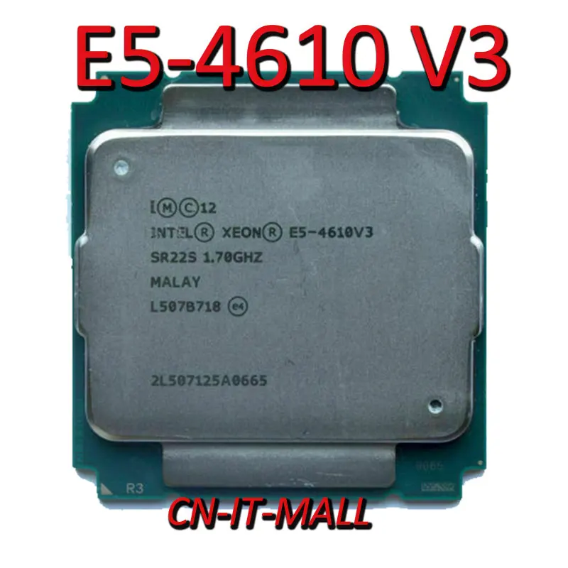 

Intel Xeon E5-4610 V3 CPU 1.7GHz 25M 10 Core 20 Threads LGA2011-3 Processor
