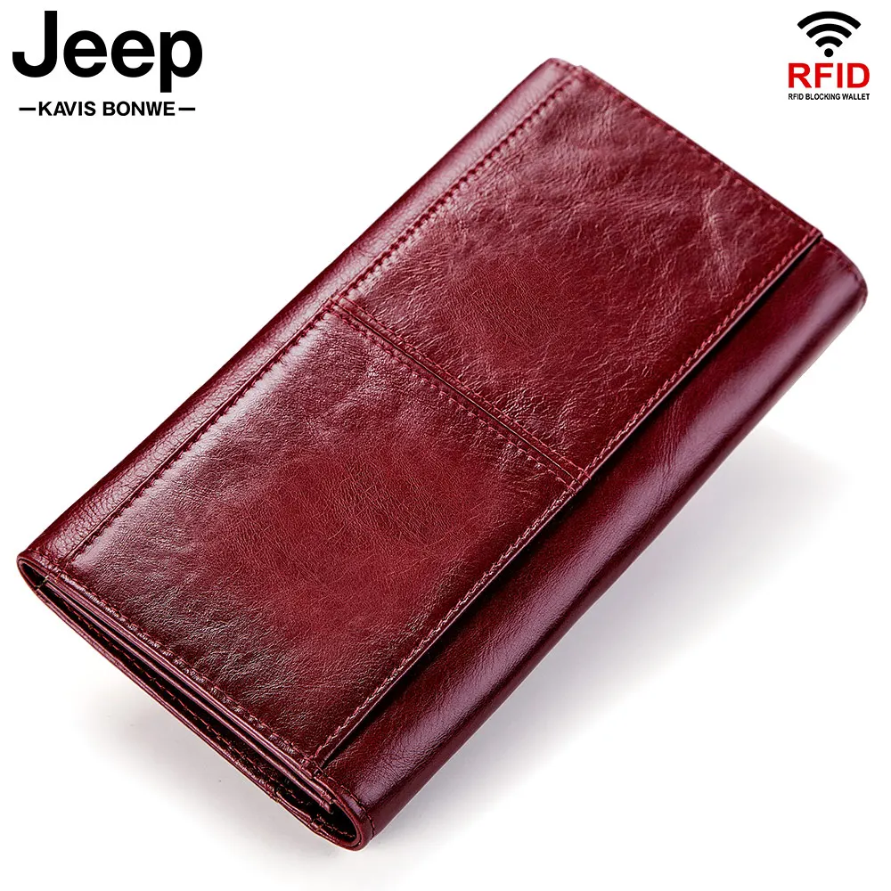 Модный женский кошелек из натуральной кожи удлиненный бумажник для мелочи