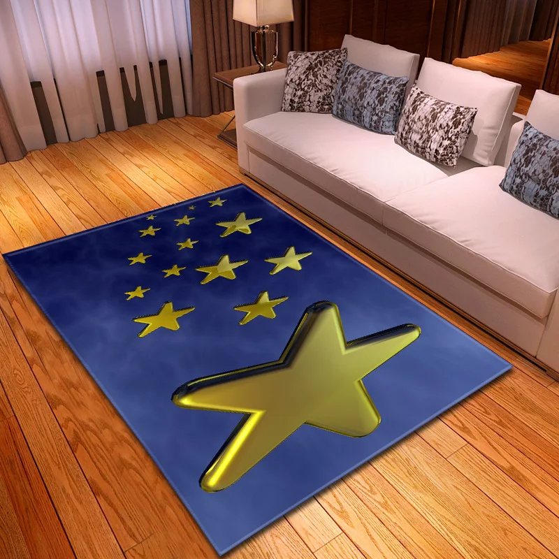 Скандинавском стиле Фэнтези ковры с изображением звёзд мягкие фланелевые