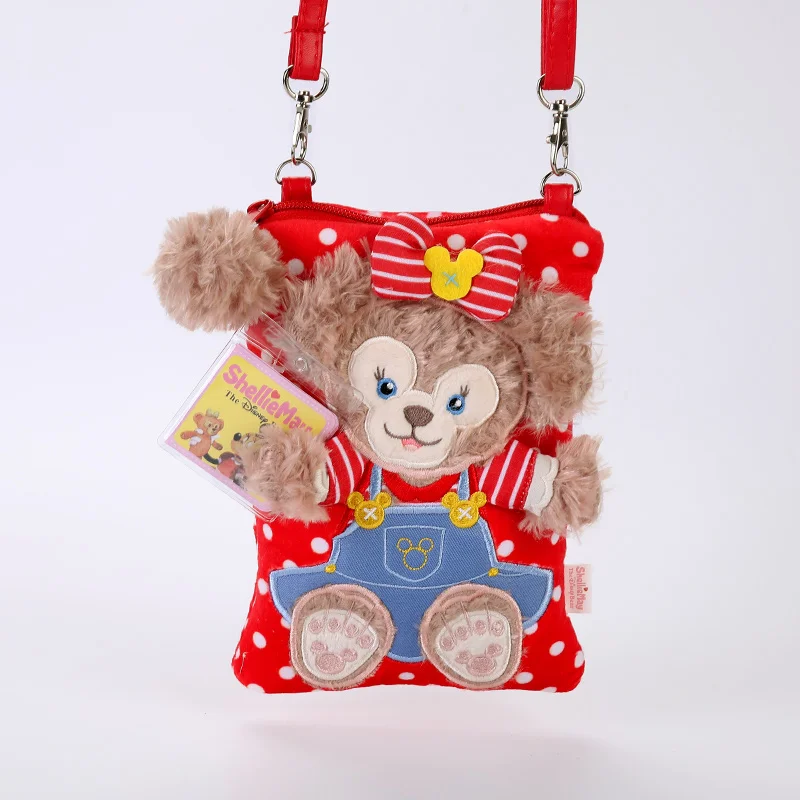 

2021 New Disney Star Dew Plush Shoulder Bag Female Pooh Bear Shoulder Diagonal Bag Luxury Bag Large Capacity Fashion Handbag New