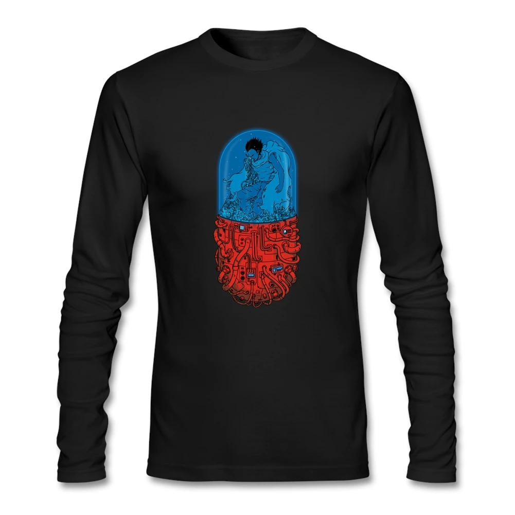 Обувь для косплея Аниме Акира Топ Дизайн футболки Для мужчин с длинным рукавом и