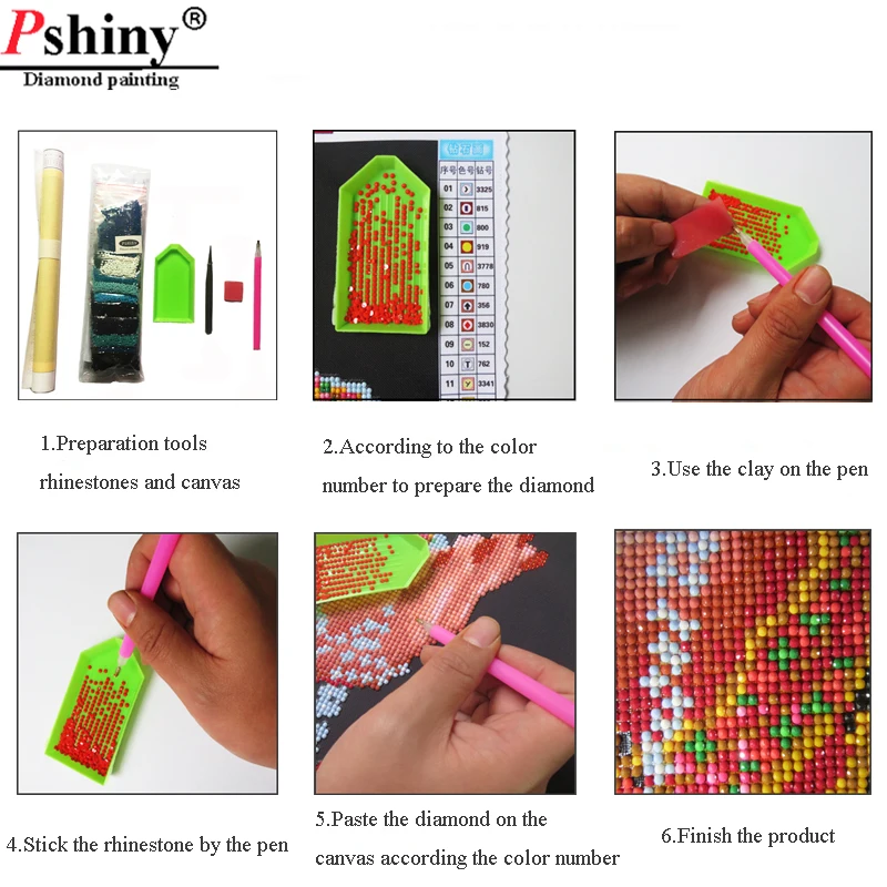 

Pshiny 5D DIY Diamond Painting Christmas ornament Diamond Embroidery New style 2020 Christmas tree decor Cross Stitch F765