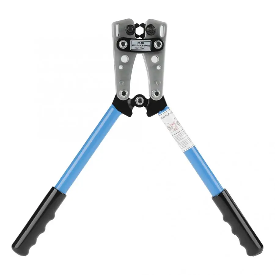

6 - 50 mm HX-50B Plug Crimp Crimping Tool Battery Cable Lug Hex Crimper Multifunction Sec High Speed Low Pressure