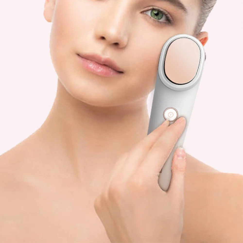 

Cold Hot Compress Face Device Beauty Apparatus Household Instrument for (White)