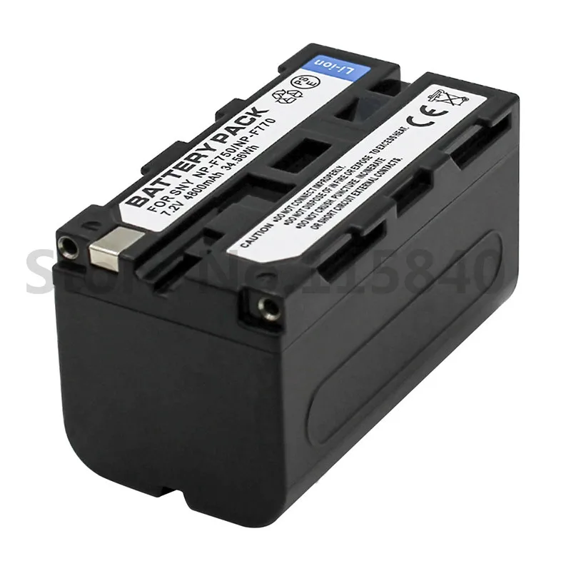 2 шт./лот NP-F750 NP-F770 литий-ионная батарея для Sony NP F970 F960 F550 F570 QM91D CCD-RV100 TRU47E |