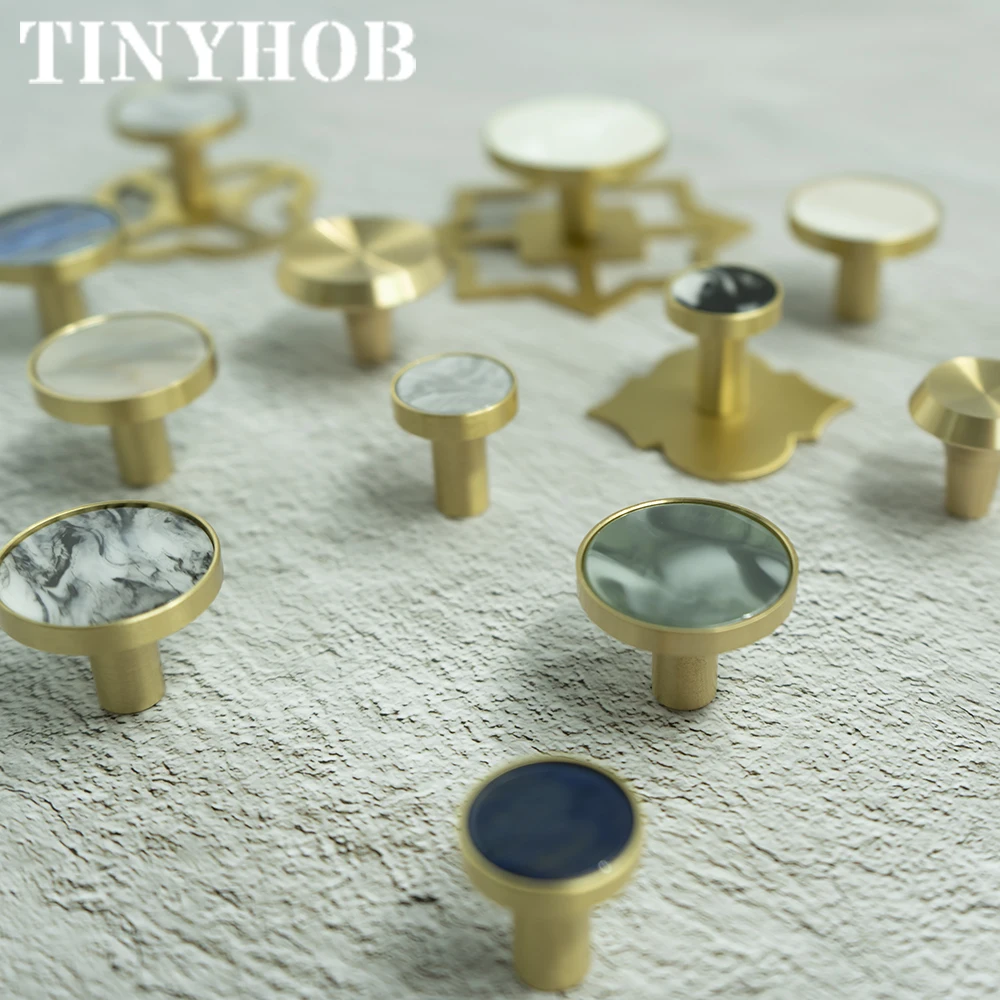 1 шт. минимализм ручки для шкафа простые европейские латунные груди ящика