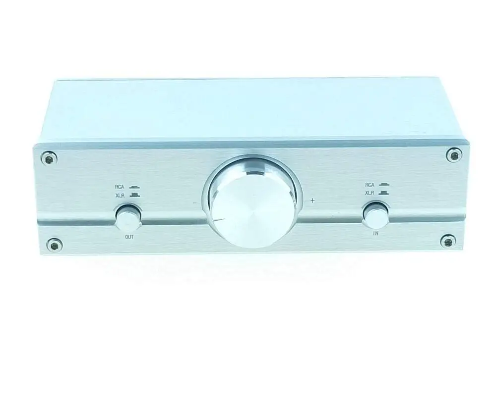 Полностью сбалансированный Одноконтурный пассивный преампер HiFi Предварительный усилитель XLR/RCA регулятор громкости для активного динамика или усилителя