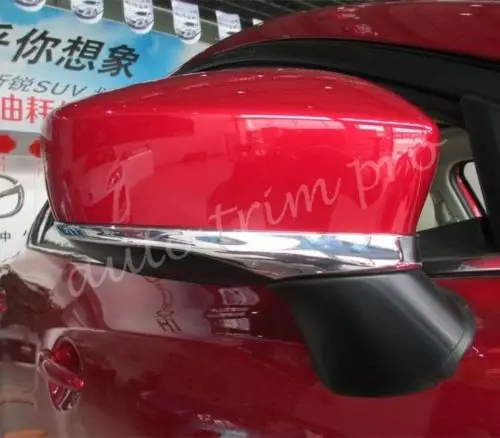 

ABS Chrome Parts Fit For Mazda2 Demio DJ DL 2015 2016 2017 Rearview Back Side Mirror Cover Decorate