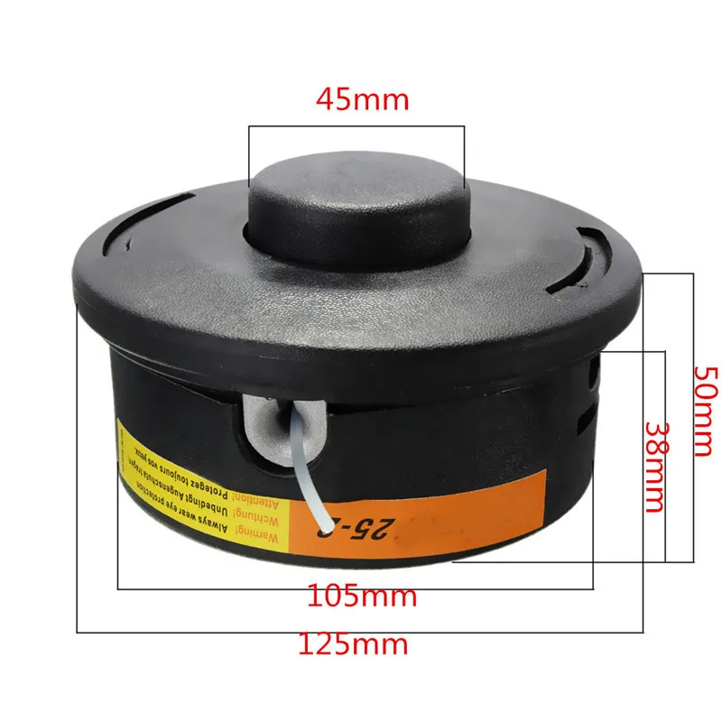

Aluminum Grass Trimmer Head With 2 Lines Brush Cutter Head Thread Nylon Grass Cutting Line Head For Lawn Mower FS120
