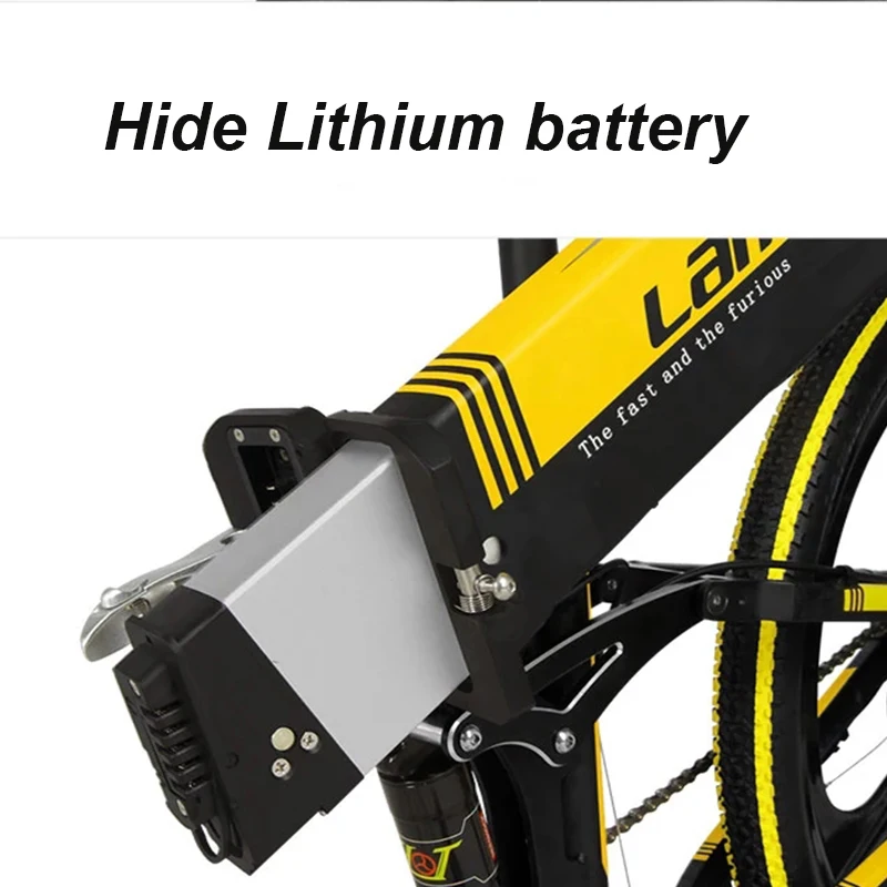 Горячая Распродажа электрический велосипед с 26 '❈ в 1000 Вт мощный складной 14 5a