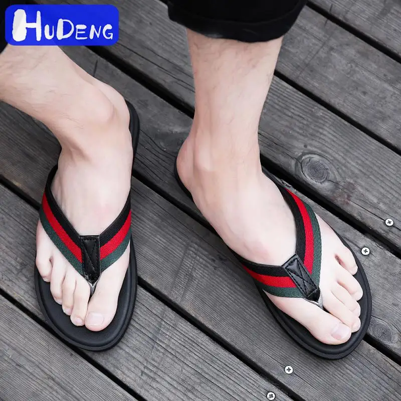 Новинка года; Вьетнамки nuevo de verano de los hombres zapatillas genuino hecho a mano; прозрачные сандалии; Повседневная обувь; zapatos planos