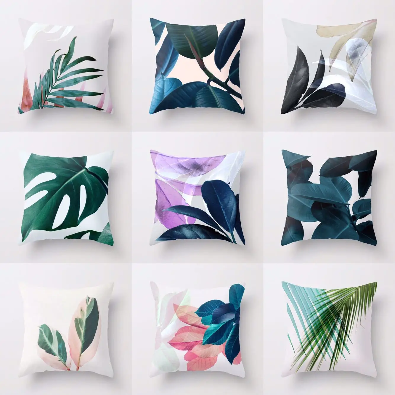 

Almohadas Decorativas Tropical Leaf Pillow Decoracion Hogar Moderno Almofada Decorativa Kissen Abdeckung Housse Coussin 40x40 Cm