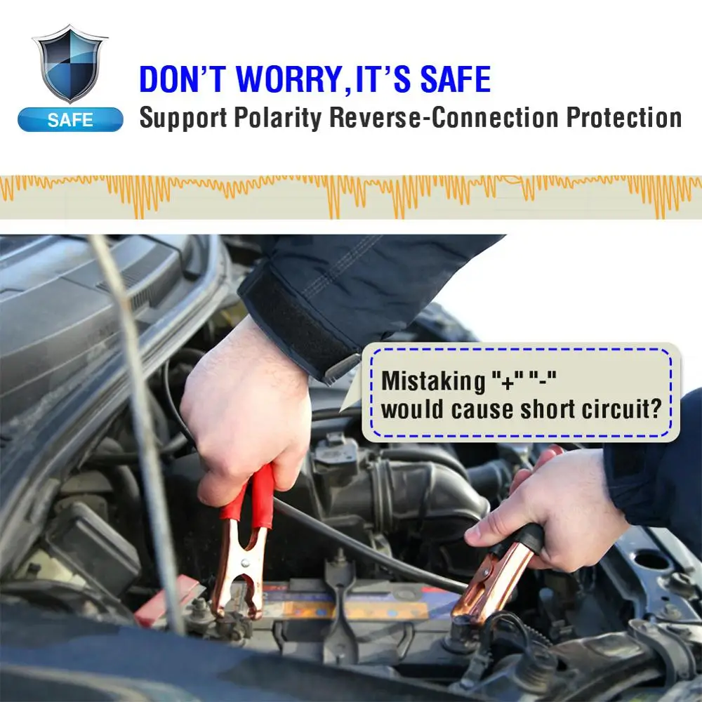 Тестер автомобильного аккумулятора TOPDON AB101 диагностический прибор для проверки