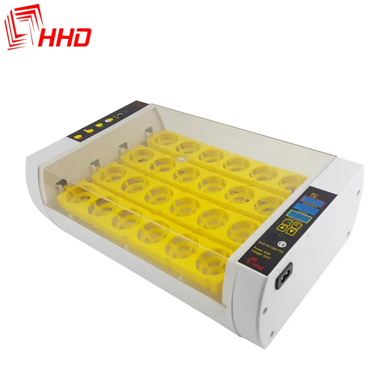 

HHD automatic household intelligent hatching equipment 24 one button hatching poultry incubator