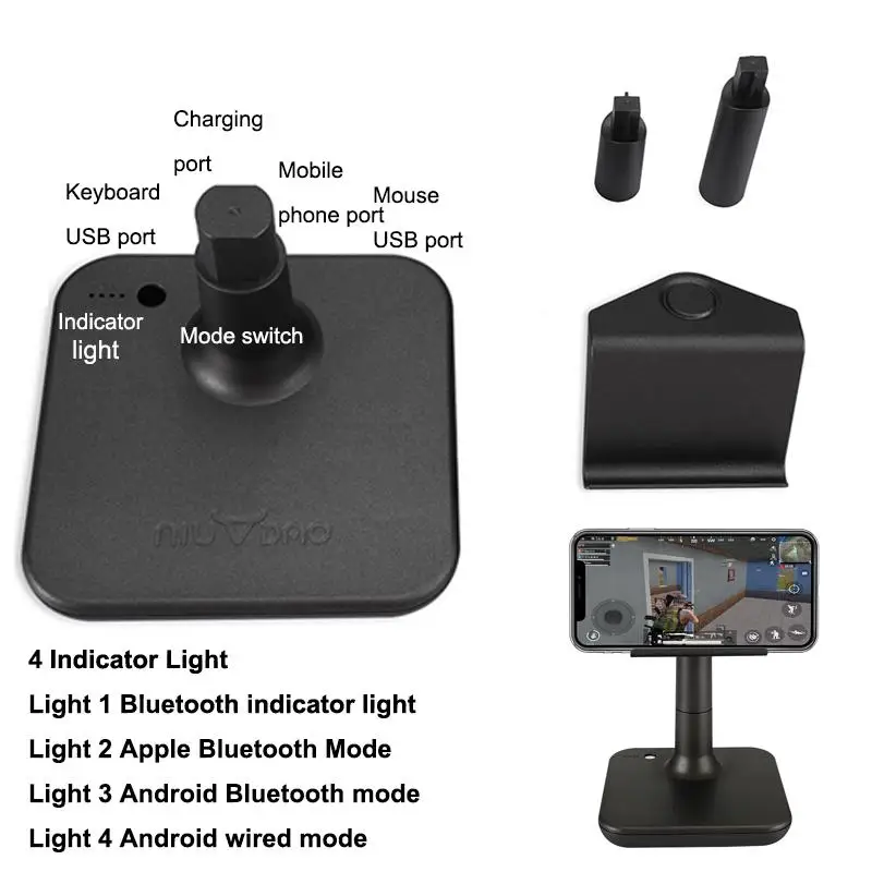 TWISTER. CK G3 PUBG геймпад контроллер для IOS PUBG мобильный Android к ПК Bluetooth USB клавиатура мышь конвертер