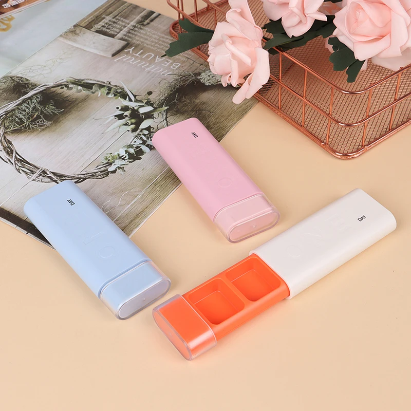 

Портативная коробка для таблеток с 3 решетками, диспенсер для таблеток, медицинский набор, органайзер, мини футляр, скандинавский стиль