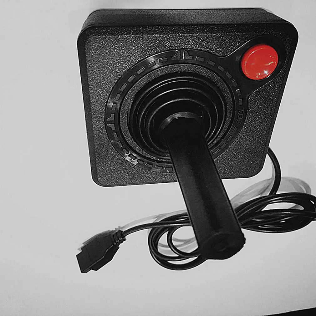 

Upgraded 1.5M Gaming Joystick Controller For Atari 2600 game rocker With 4-way Lever And Single Action Button Retro Gamepad