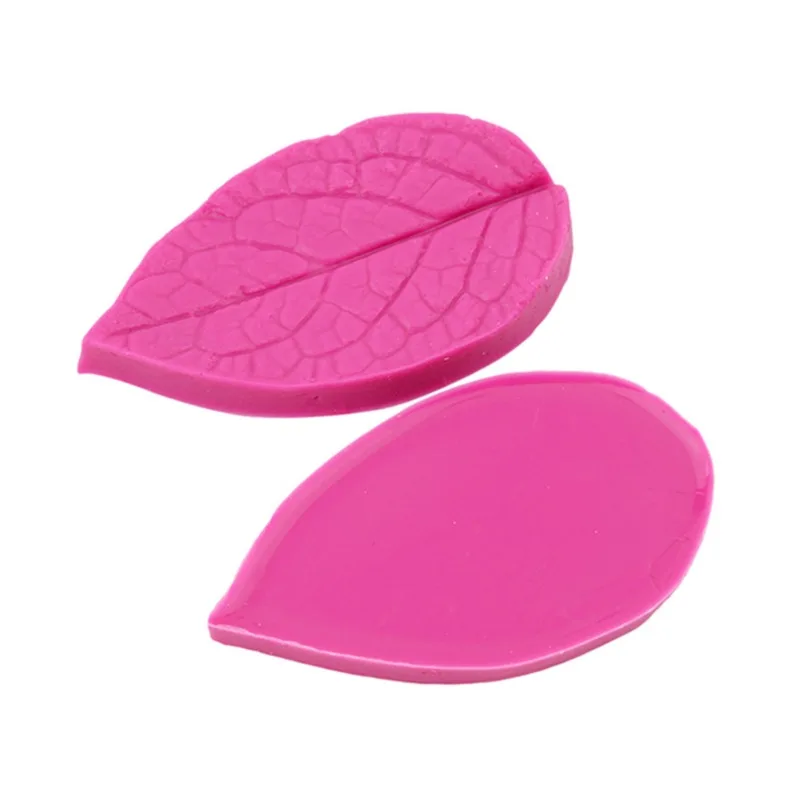

2Pcs/set Food Grade 3D Petal Leaf Shaped Silicone Lace Cake Mold Cake Decoration Tools Fondant Sugarcraft Embossed Cake Mold