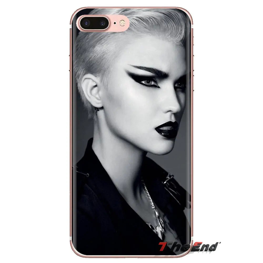 Australian star Ruby Rose Transparent TPU Cover Bag For Xiaomi Mi6 Mi 6 A1 Max Mix 2 5X 6X Redmi Note 5 5A 4X 4A A4 4 3 Plus Pro |
