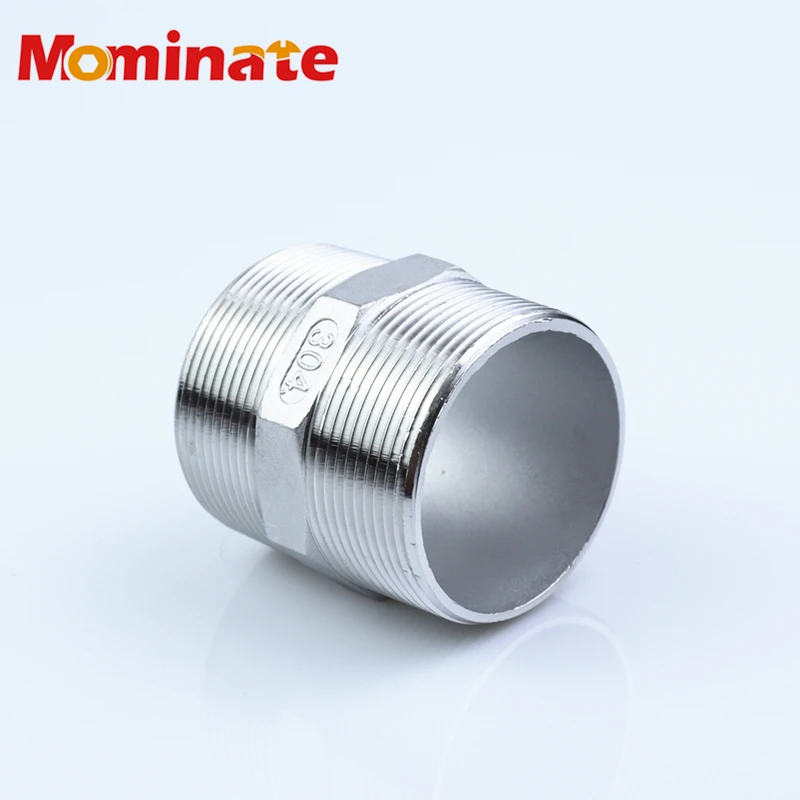 Трубопроводные фитинги из нержавеющей стали с двойной головкой и наружной