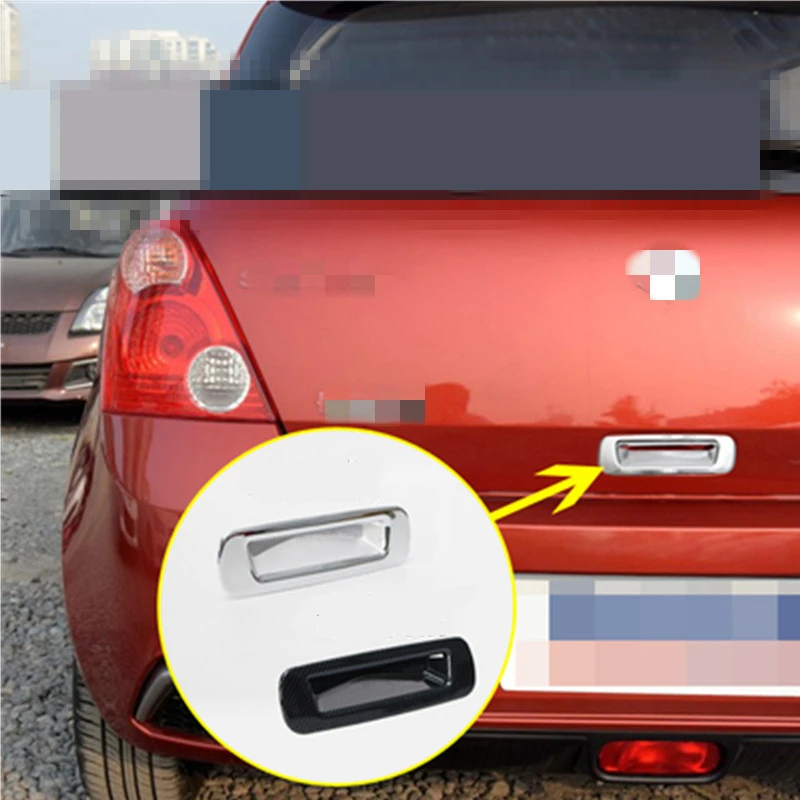 Высококачественная хромированная накладка на ручку багажника для Suzuki Swift 2004-2009