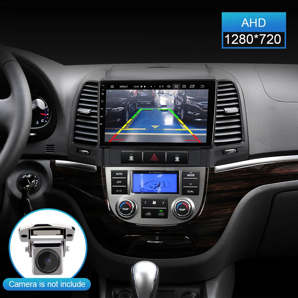 ISUDAR автомобильное радио для Hyundai Santa Fe 2 2006-2012 din Android 9 Авторадио Мультимедиа GPS DVR AHD