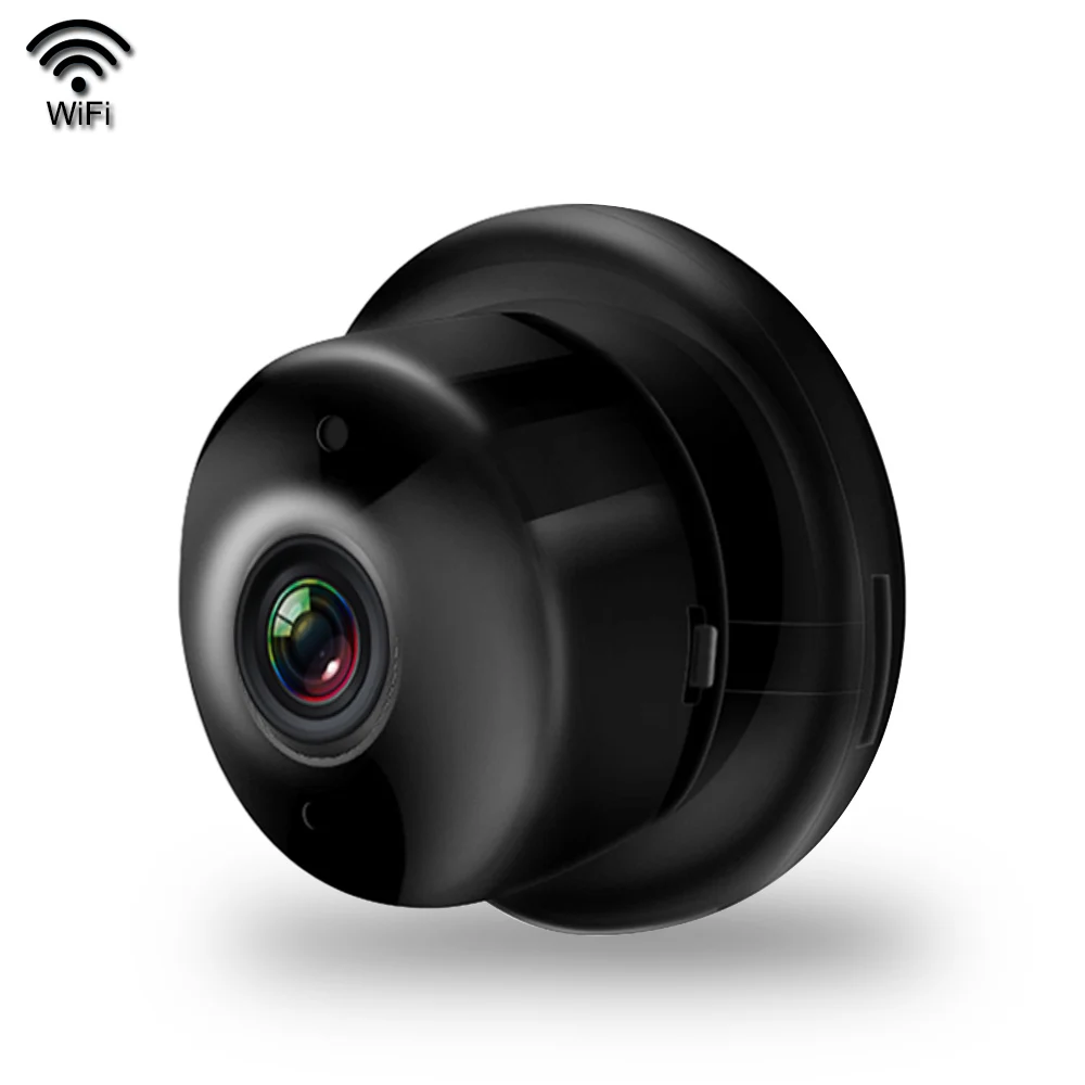 Экшн-камера с Wi-Fi IP Камера нет света Ночное видение маленькая WiFi камера 2-полосная аудио SD карты Облачное хранилище Беспроводной домашней безопасности Камера
