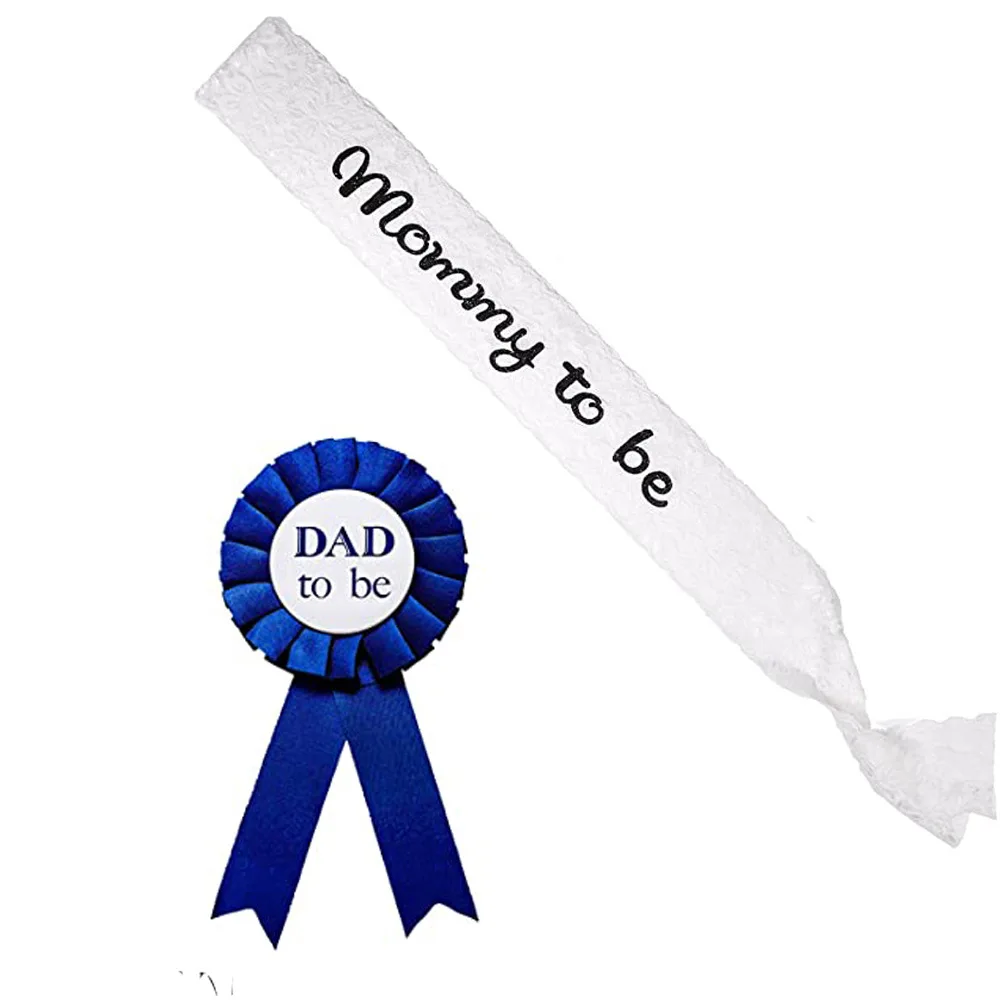 Mommy To Be Sash Baby Boy Girl Shower Decoration Newborn Party Pregnant Mom Favor Gifts Dad kw54 | Дом и сад