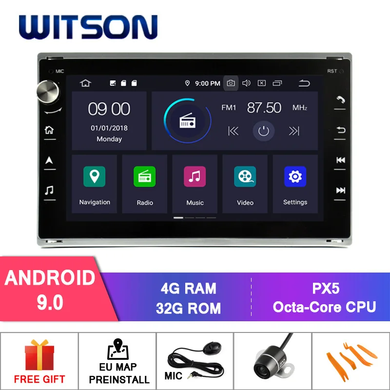 Автомобильный мультимедийный экран WITSON Android 9 0 IPS HD для VW GOLF B5 GPS 4 Гб ОЗУ 32 ГБ флэш