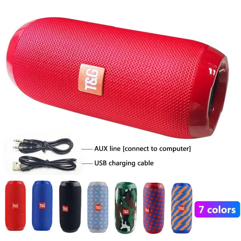 Портативная Водонепроницаемая Bluetooth колонка сабвуфер для улицы велосипеда бас