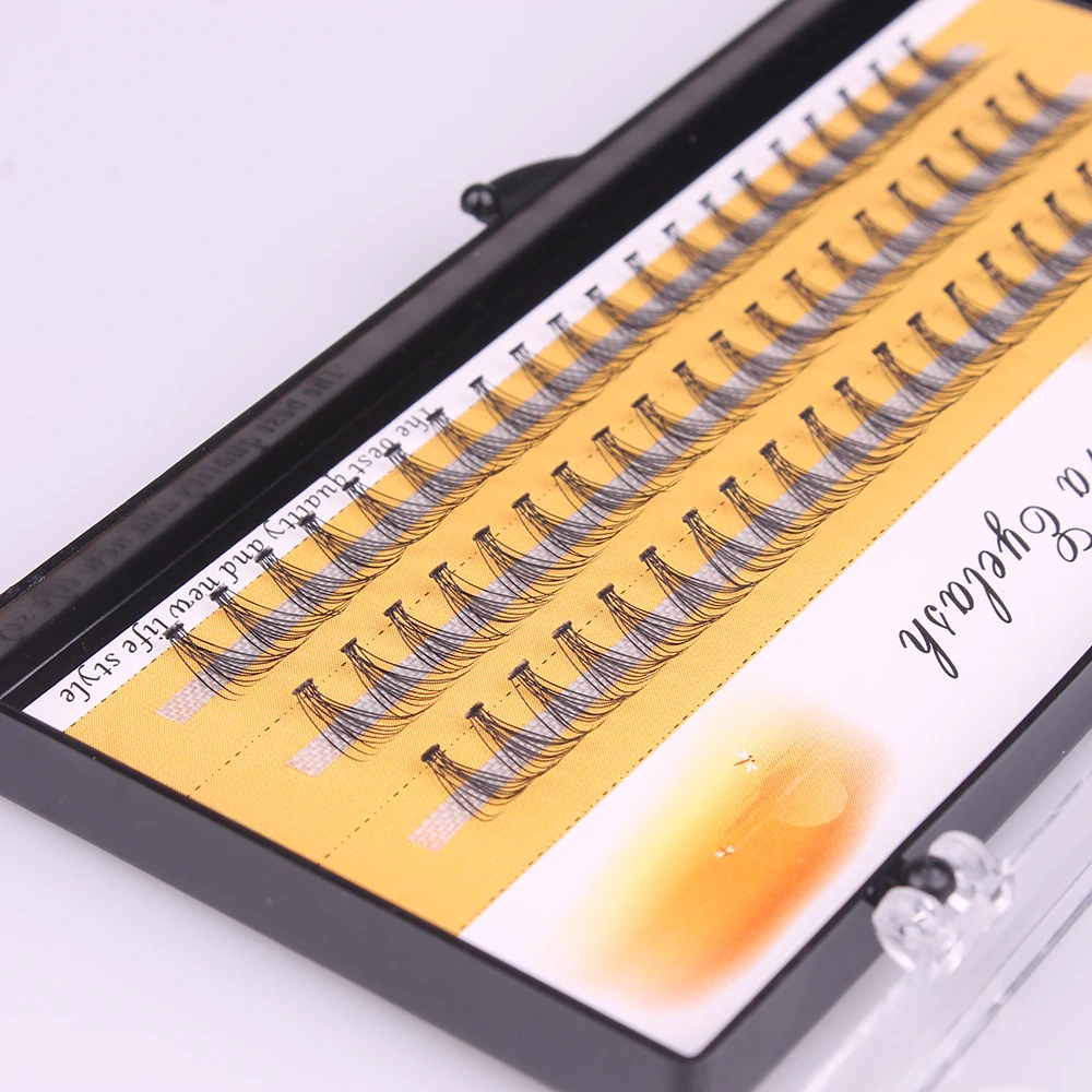 60 шт. накладные ресницы для наращивания модные натуральные длинные объемные