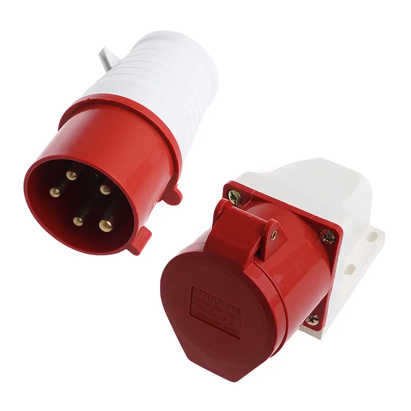 32 Ампер 5pin промышленная вилка и настенная розетка 240-415V Всепогодная IP44 3P+ N+ E 32A Прямая поставка