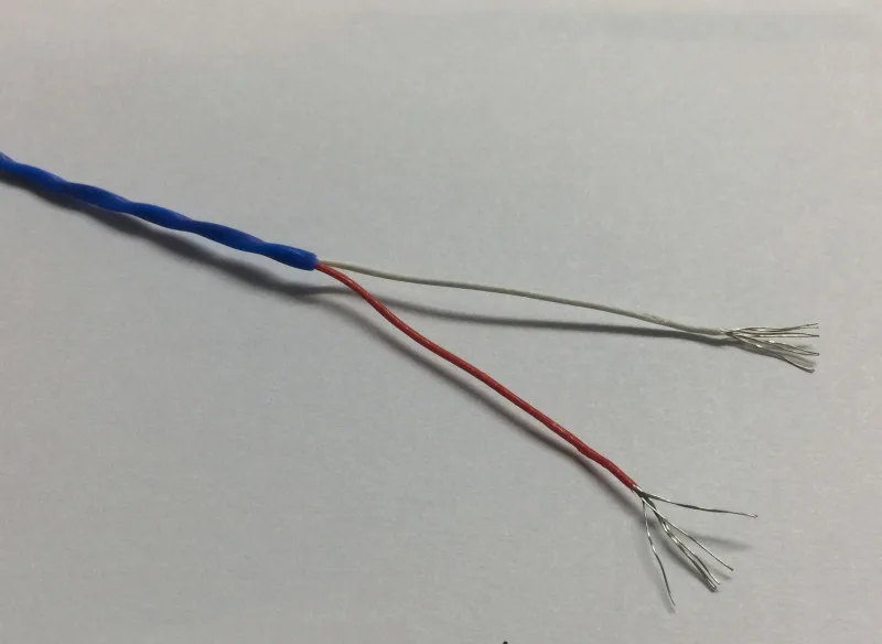 5 м несколько компенсационных выводов провод с датчиком поворота термопара типа K