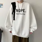 Privathinker свободные мужские свитшоты с надписью модный бренд 2022 пуловеры с круглым вырезом Harajuku Корейская одежда мужские повседневные толстовки Топы