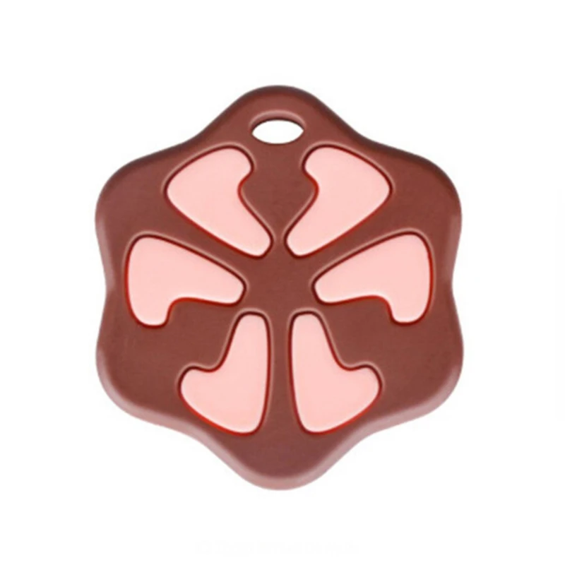 Детский Прорезыватель для зубов силиконовая игрушка печенья прорезиненное