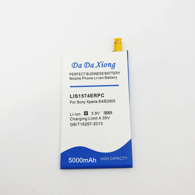 Литий ионный аккумулятор 5000 мАч LIS1574ERPC для телефона Sony Xperia E4 E2003 E2033 E2105|battery for|battery