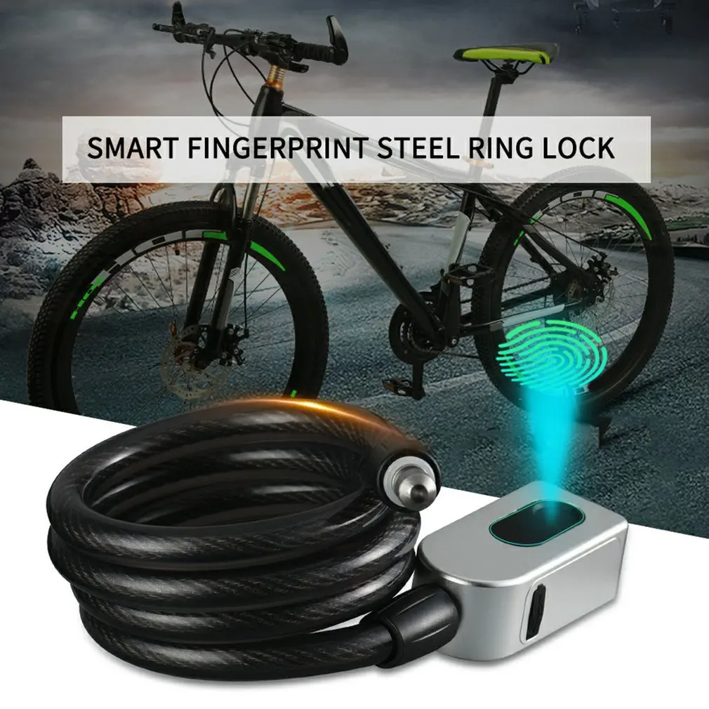 

Разблокировка отпечатком пальца GQ10F, смарт-замок, быстрая разблокировка, Usb зарядка, алюминиевый сплав, замок для велосипеда, горного велоси...