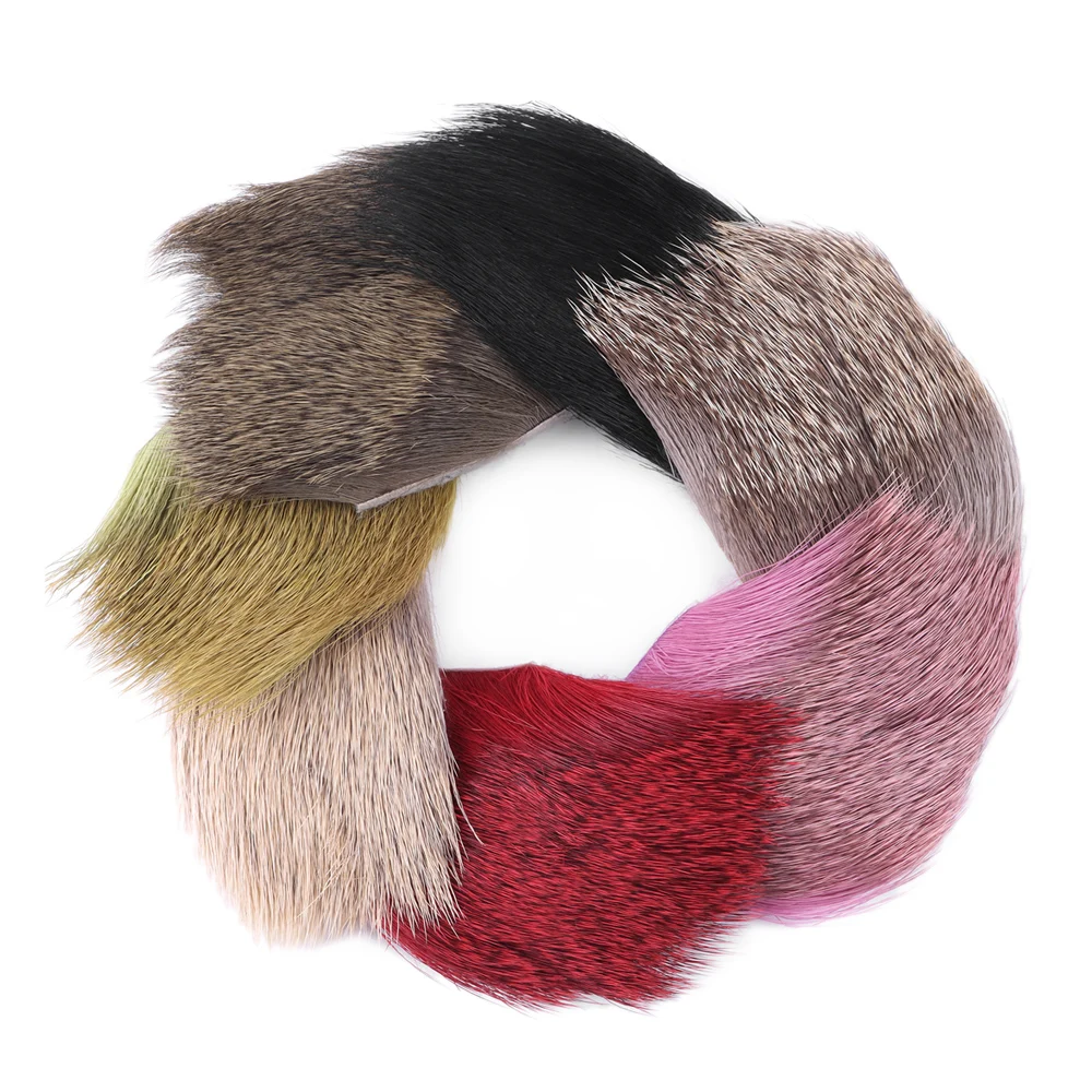 Ful Fly Tying Material Deer Hair Block Diy Fly Fishing Hook Materials Fluffy Fur Fishing Lure Fishing Tackle