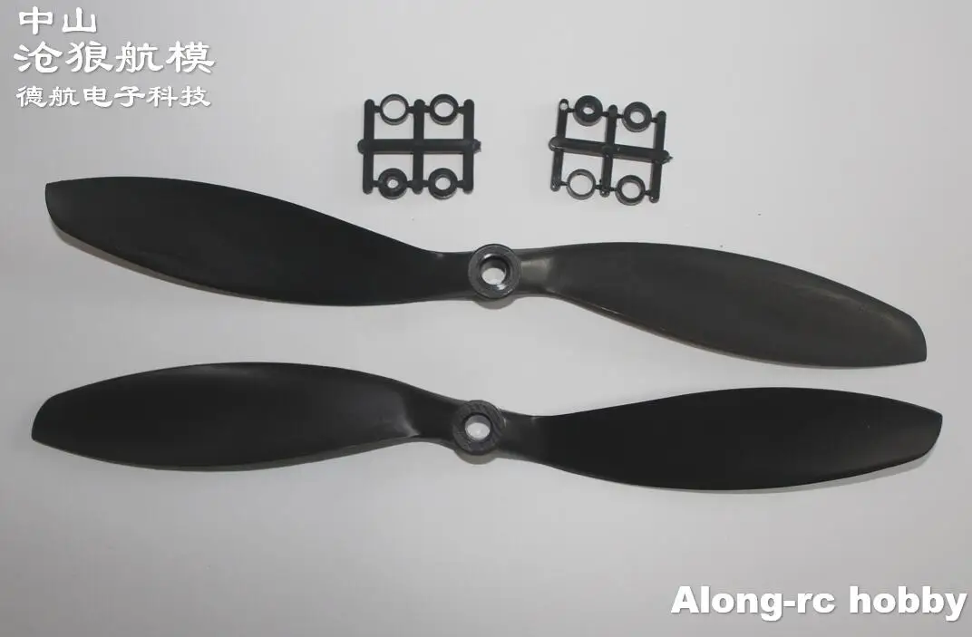 Бесплатная доставка RC самолет запасные части в упаковке, 2 пары, 9047S 9047R 9*4,7 9 дюймов 22,8 мм Винт для Модель ру аэроплана 3D самолет