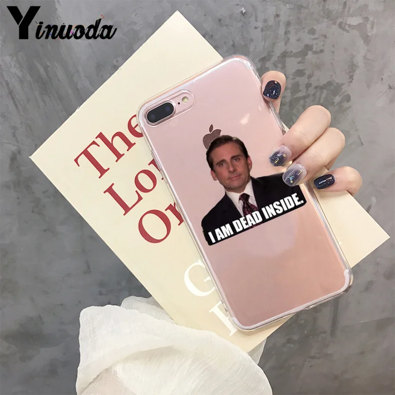 7 Yinuoda Майкл Скотт офис забавные; с юмором 5 чехол для iPhone X XS MAX 6 6s 7 7plus 8 8Plus 5 5S SE XR 11 pro max - Цвет: 7
