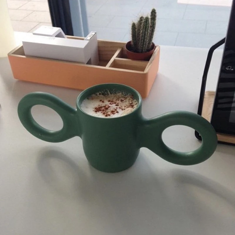 Детская портативная кружка с ручкой для кофе молока путешествий разных цветов